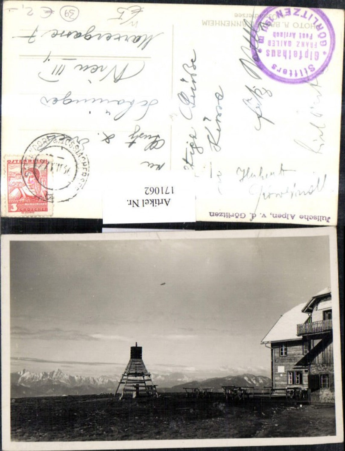 171062,Görlitzen Julische Alpen