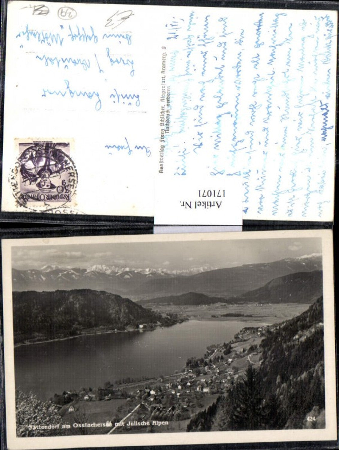 171071,Sattendorf a. Ossiachersee m. Julische Alpen Totale