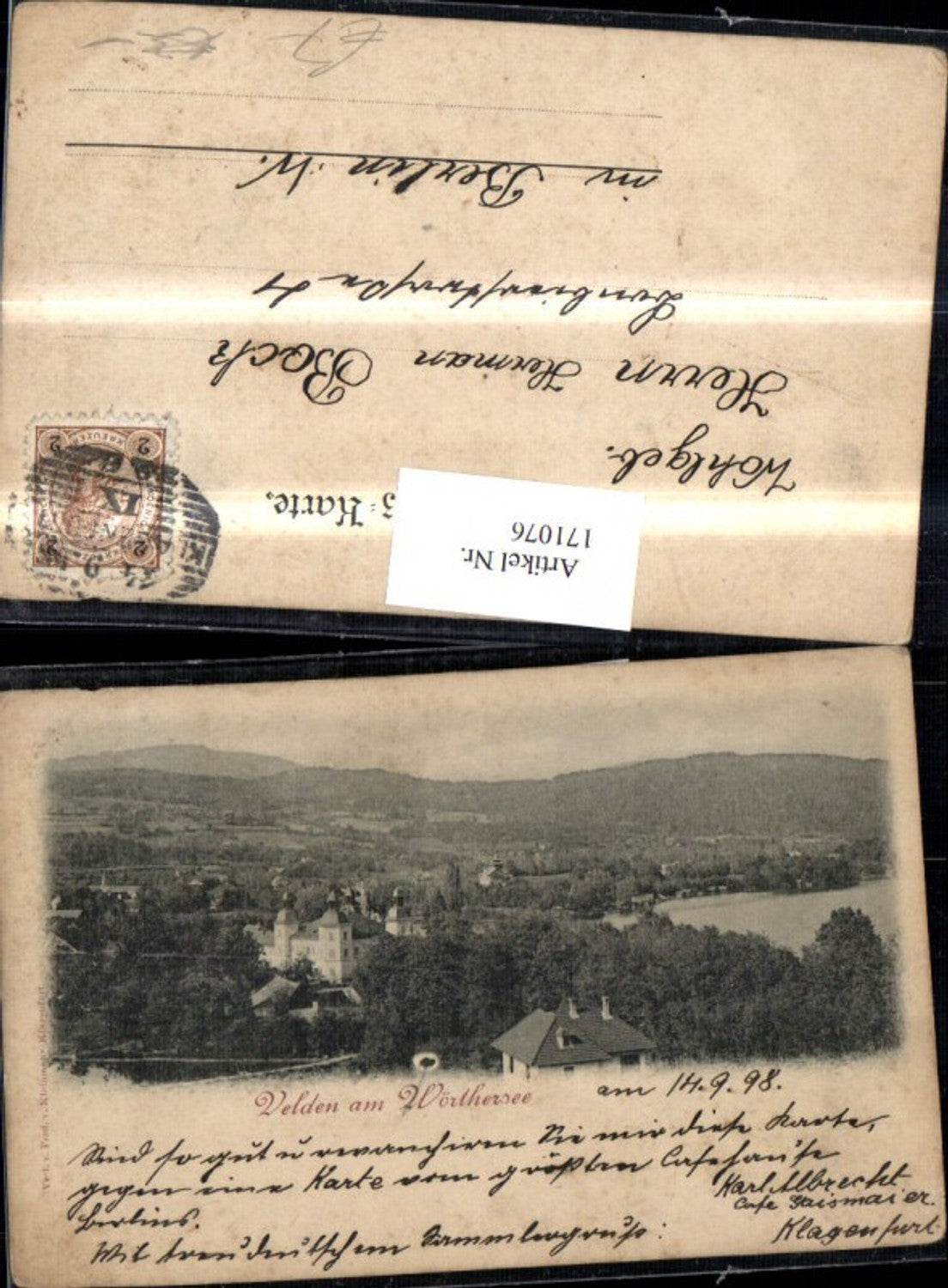 171076,Velden a. Wörthersee Ortsansicht