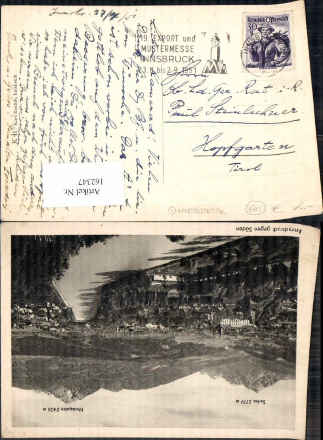 Alte Ansichtskarte – Old Postcard