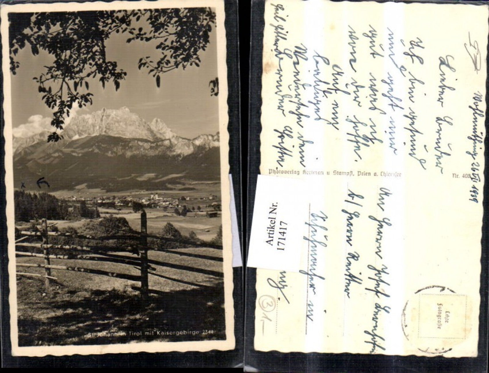 Alte Ansichtskarte – Old Postcard