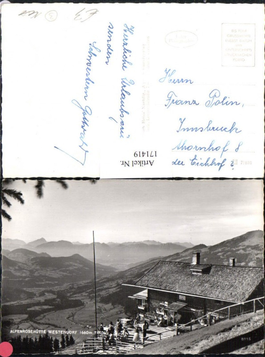 Alte Ansichtskarte – Old Postcard