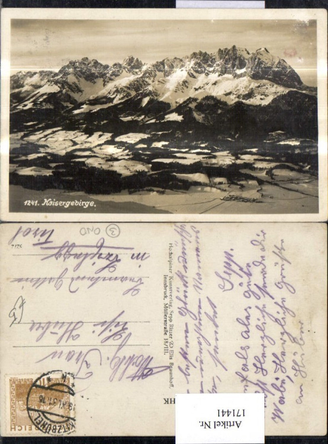 Alte Ansichtskarte – Old Postcard