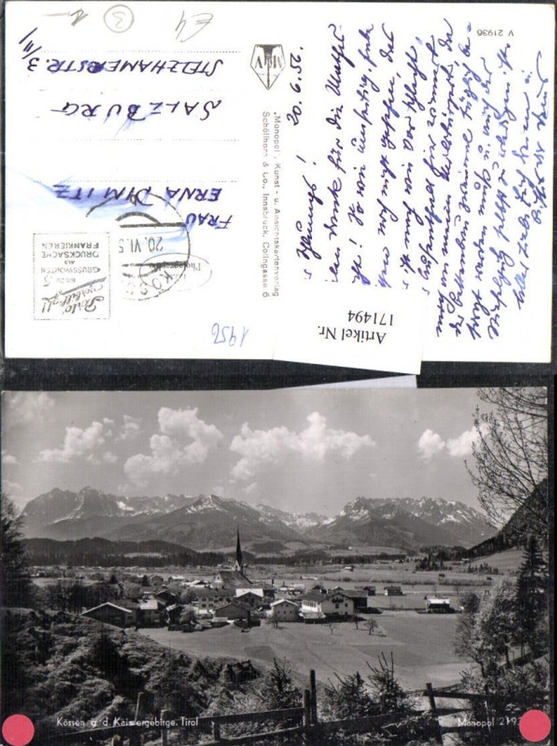 Alte Ansichtskarte – Old Postcard