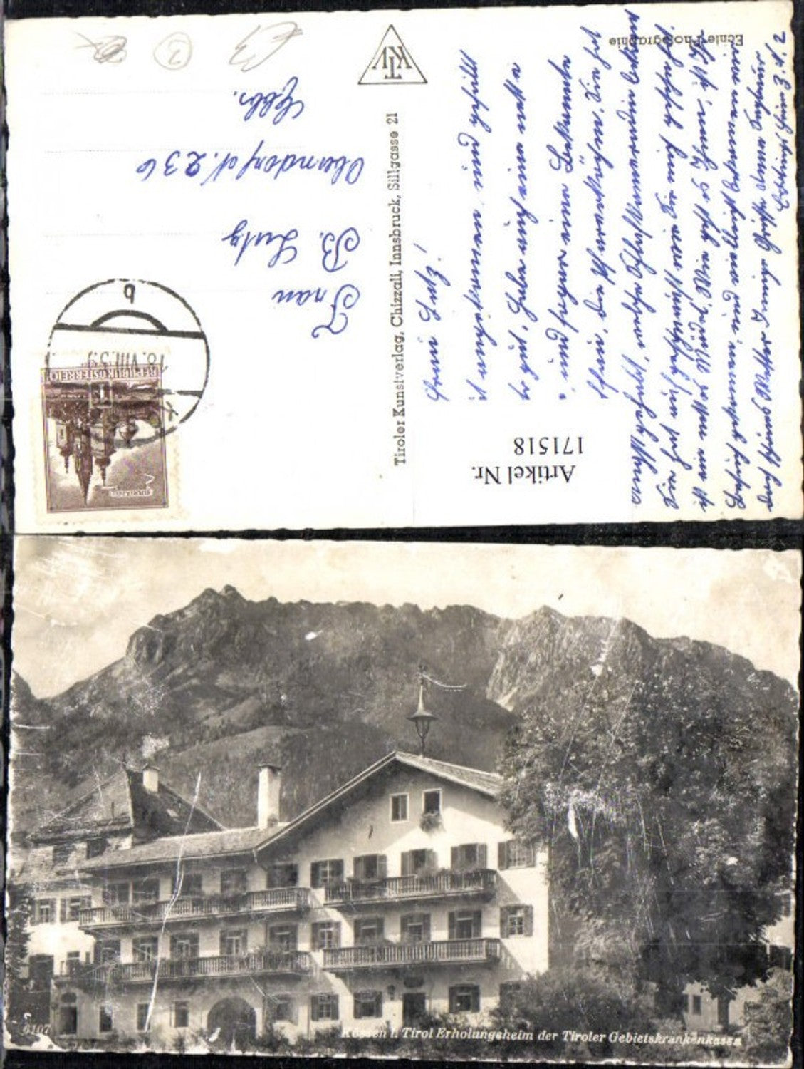 Alte Ansichtskarte – Old Postcard
