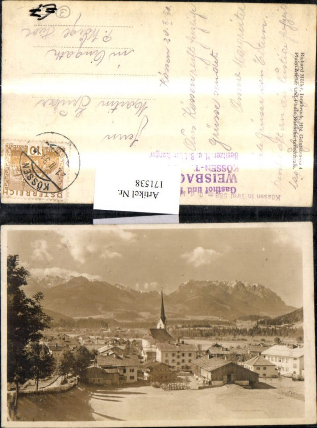Alte Ansichtskarte – Old Postcard