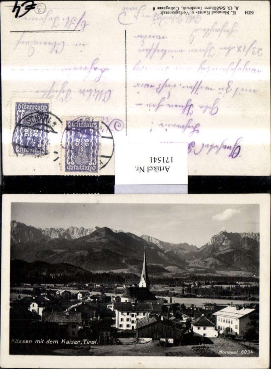 Alte Ansichtskarte – Old Postcard
