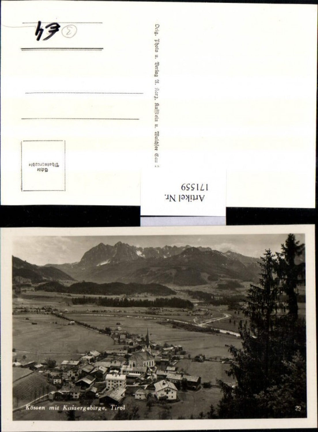 Alte Ansichtskarte – Old Postcard