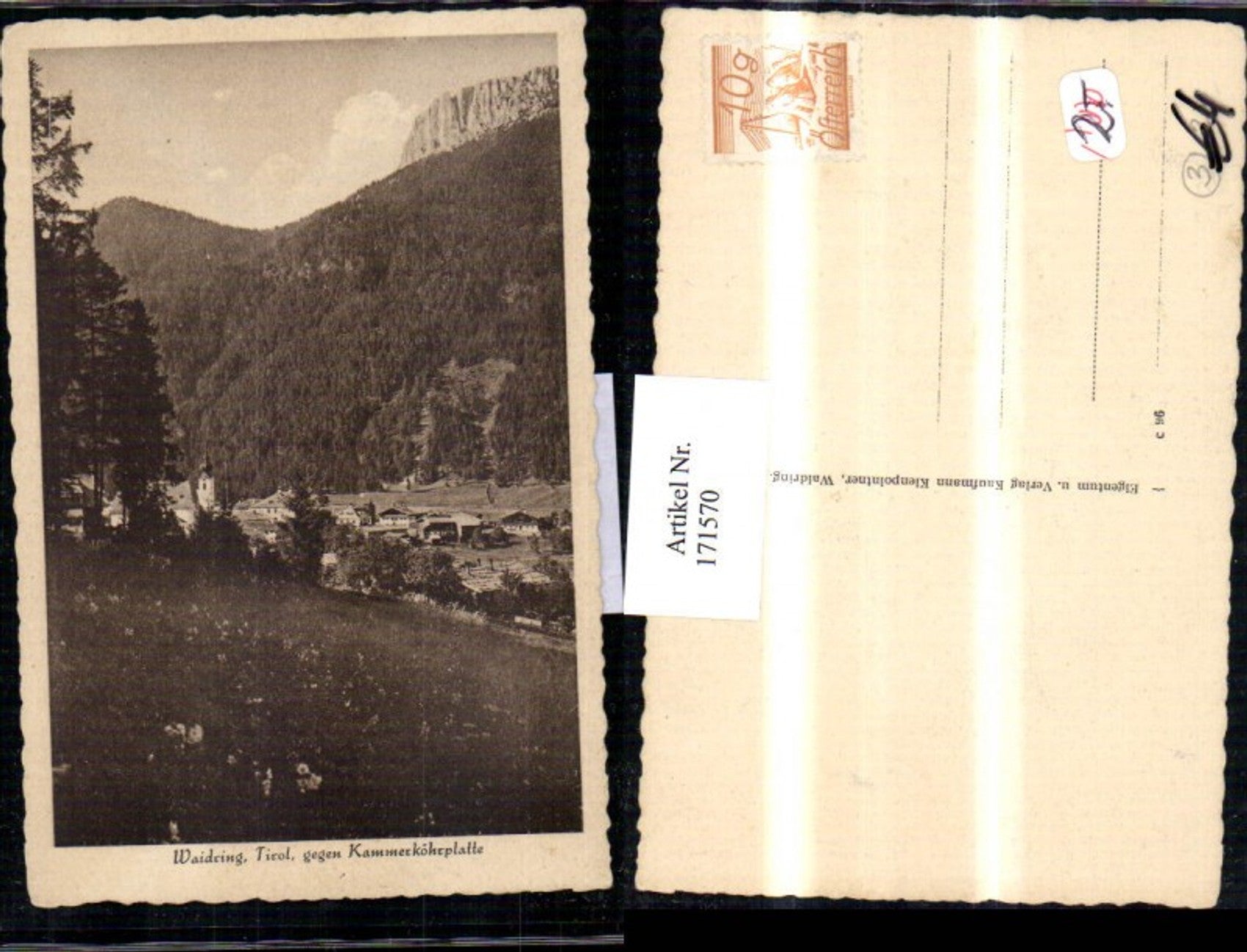 Alte Ansichtskarte – Old Postcard