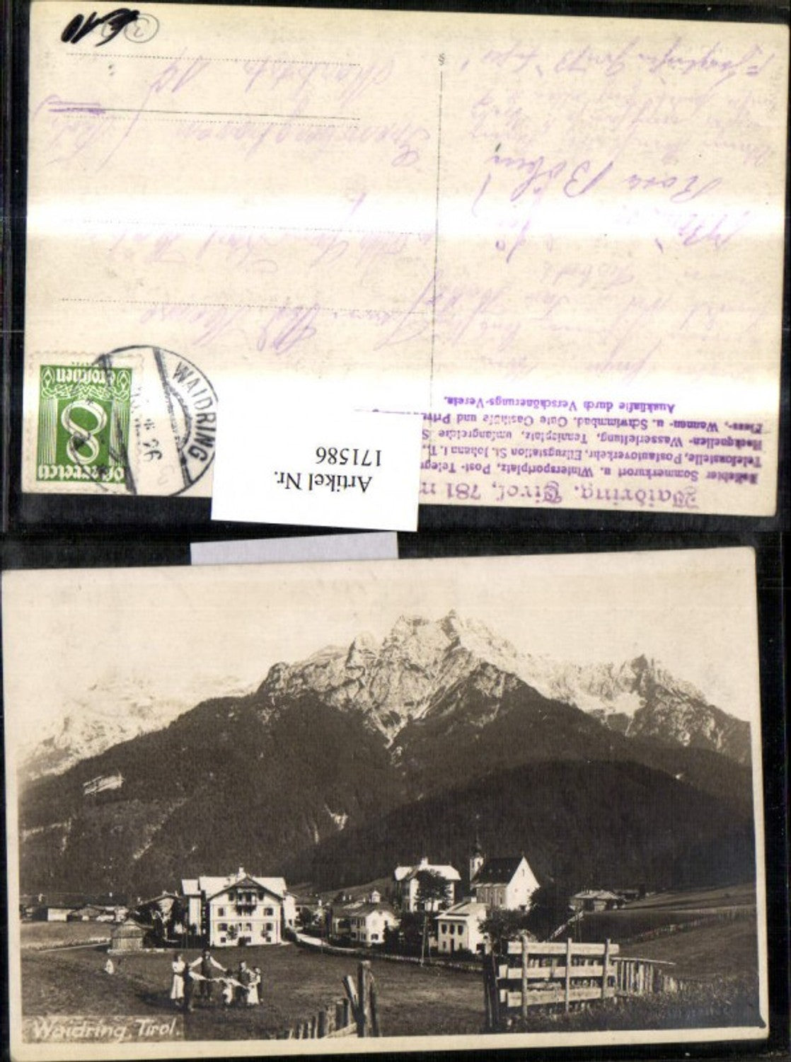 Alte Ansichtskarte – Old Postcard