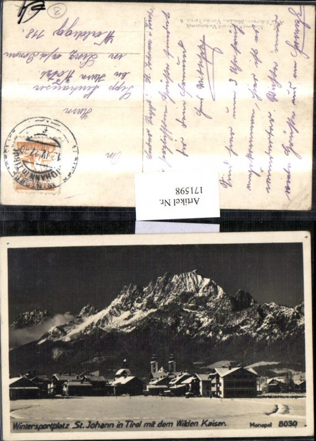 Alte Ansichtskarte – Old Postcard