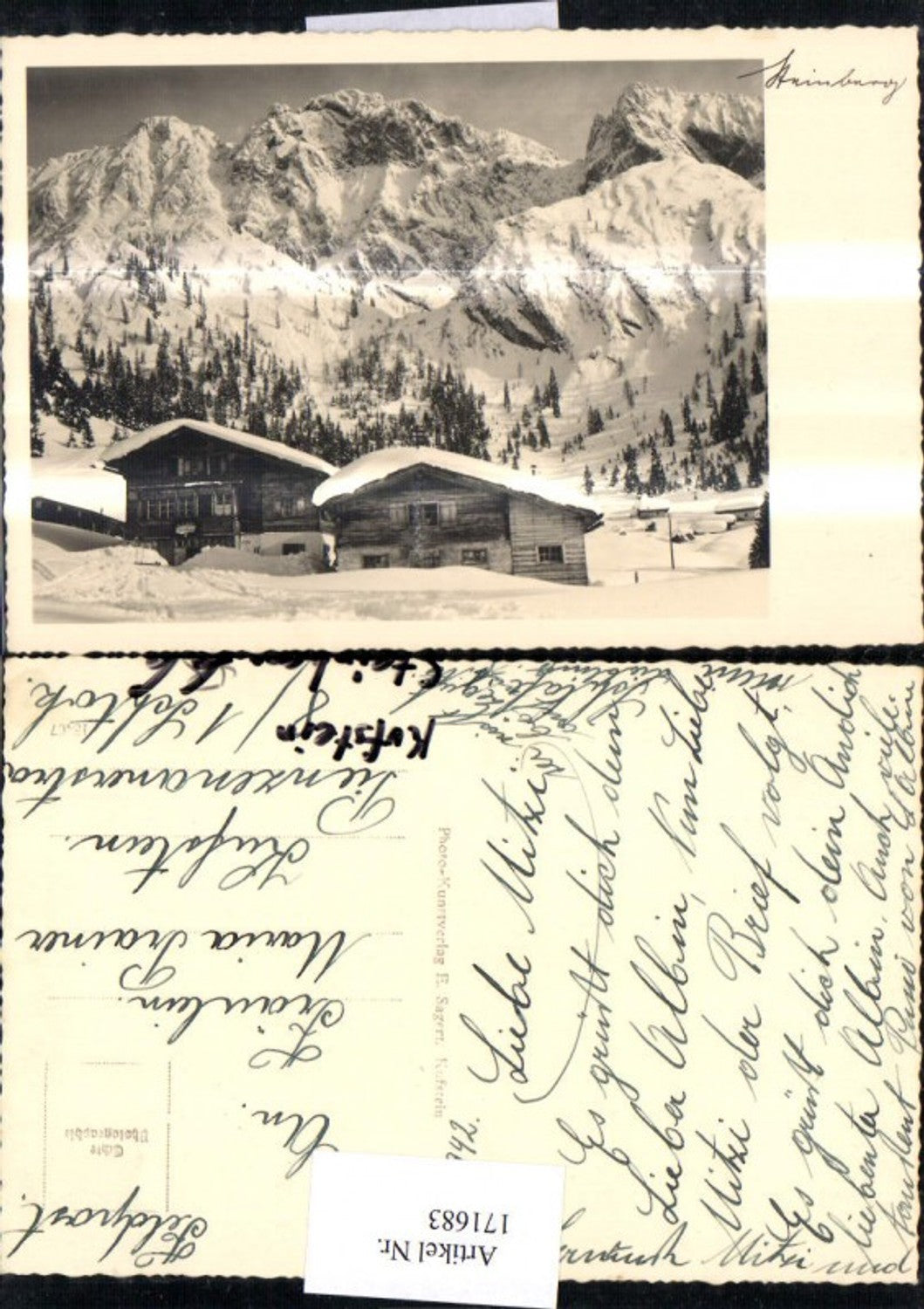 Alte Ansichtskarte – Old Postcard