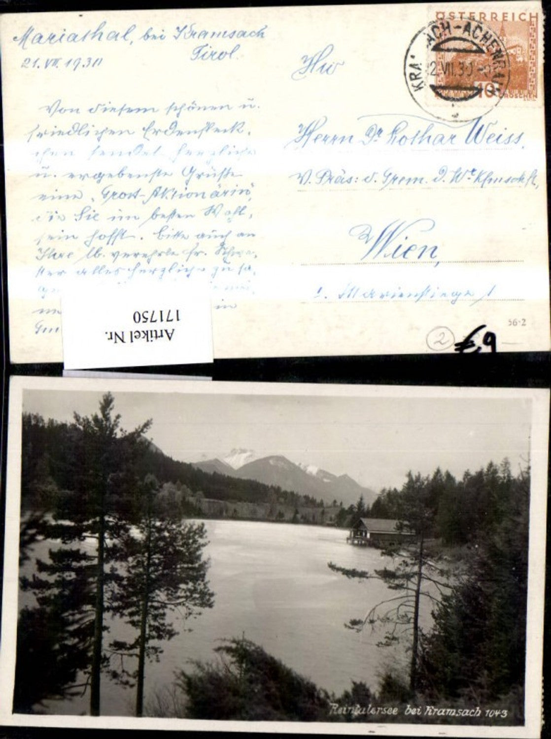 Alte Ansichtskarte – Old Postcard