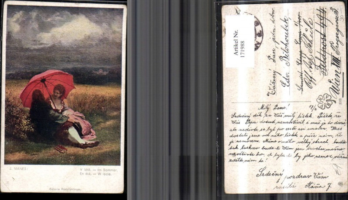 171988,Künstler Ak J. Manes V lete Liebespaar Schrim