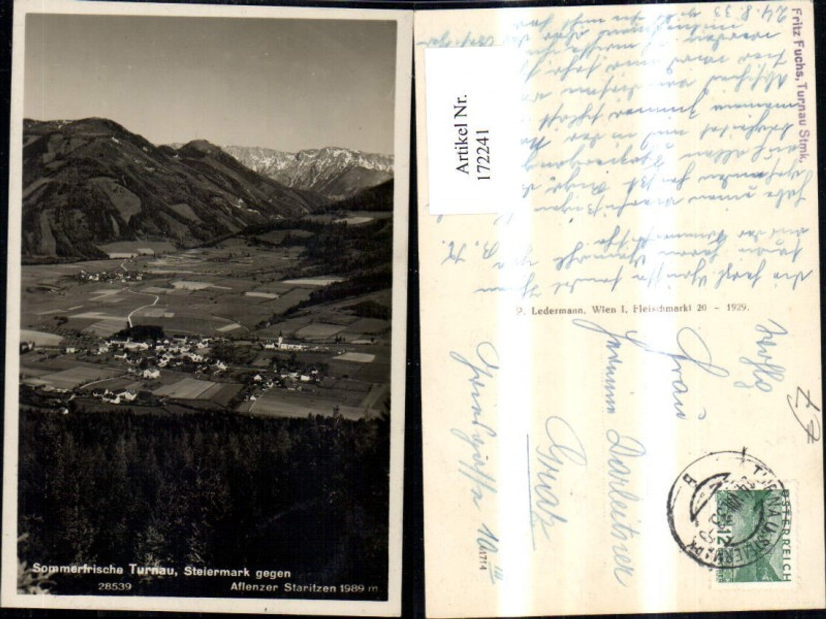 Alte Ansichtskarte – Old Postcard