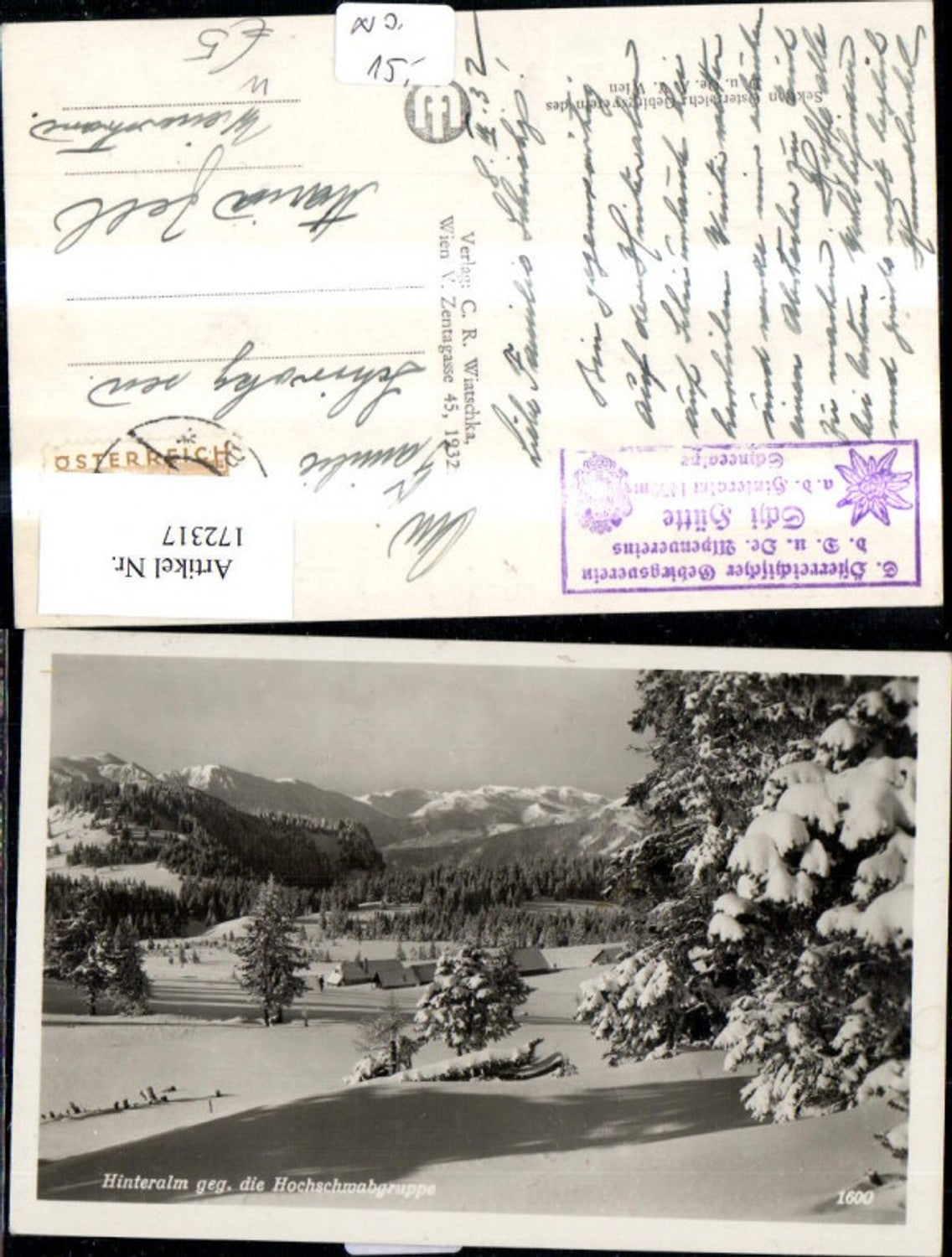 Alte Ansichtskarte – Old Postcard