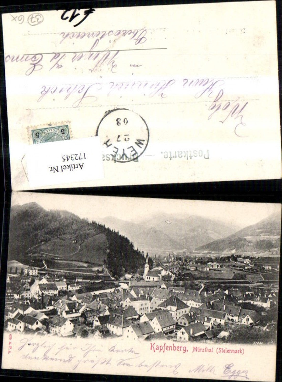 Alte Ansichtskarte – Old Postcard