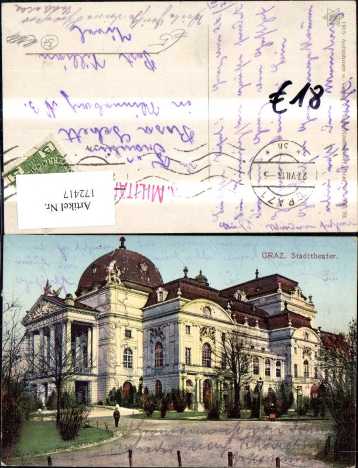 Alte Ansichtskarte – Old Postcard