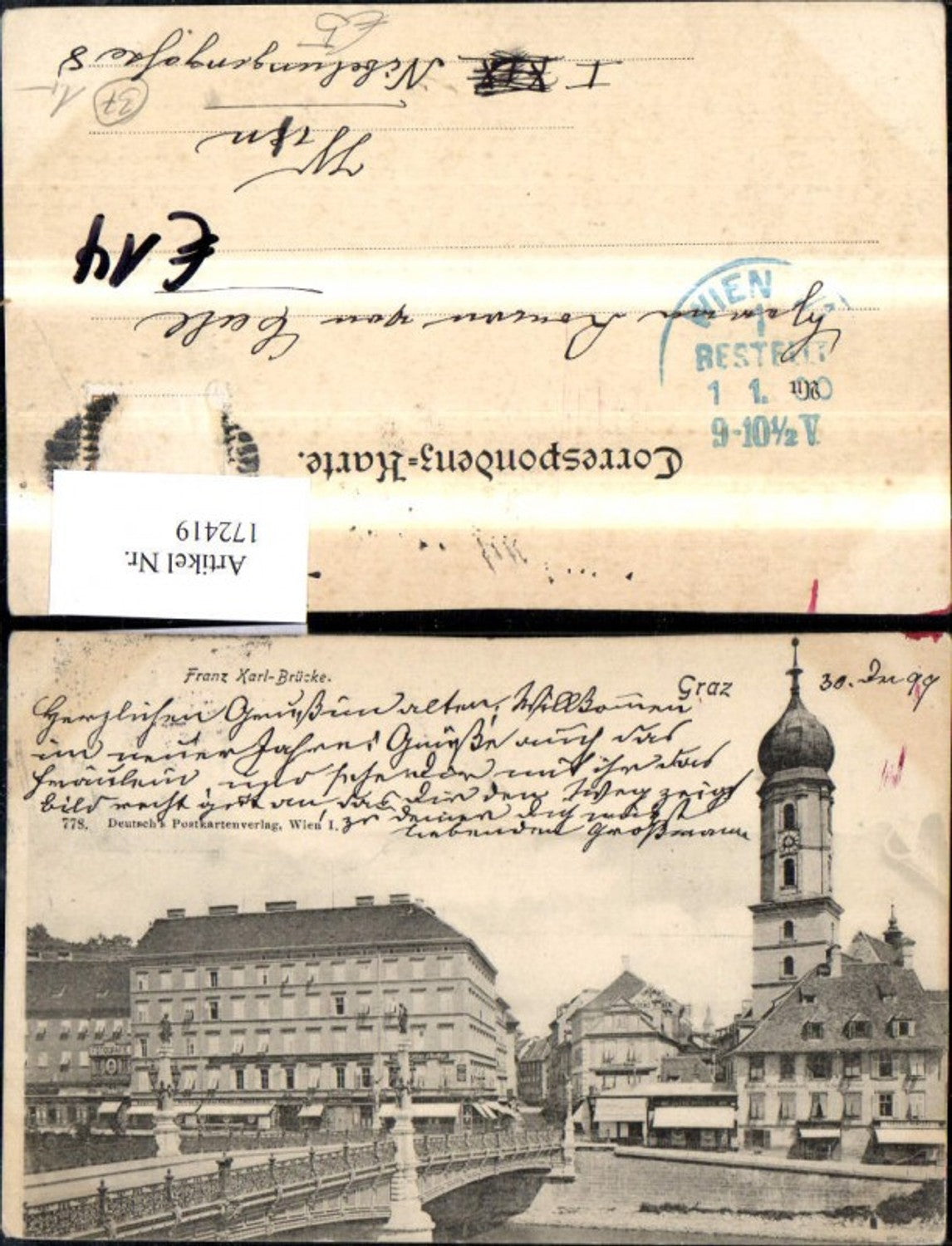 Alte Ansichtskarte – Old Postcard