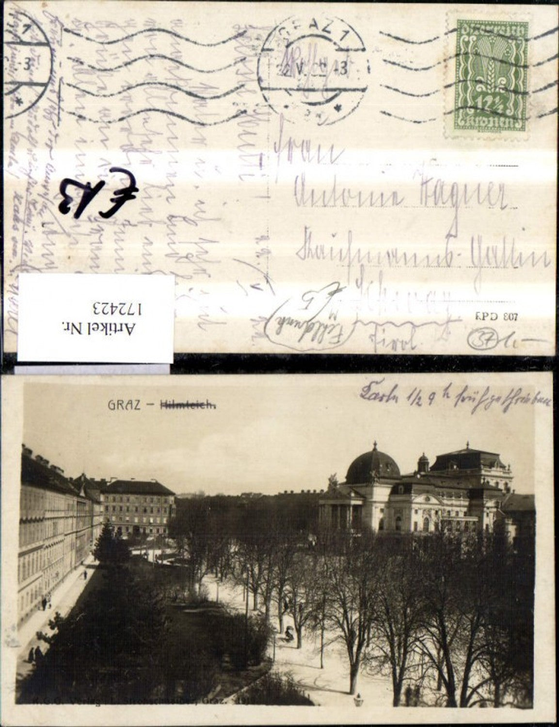 Alte Ansichtskarte – Old Postcard