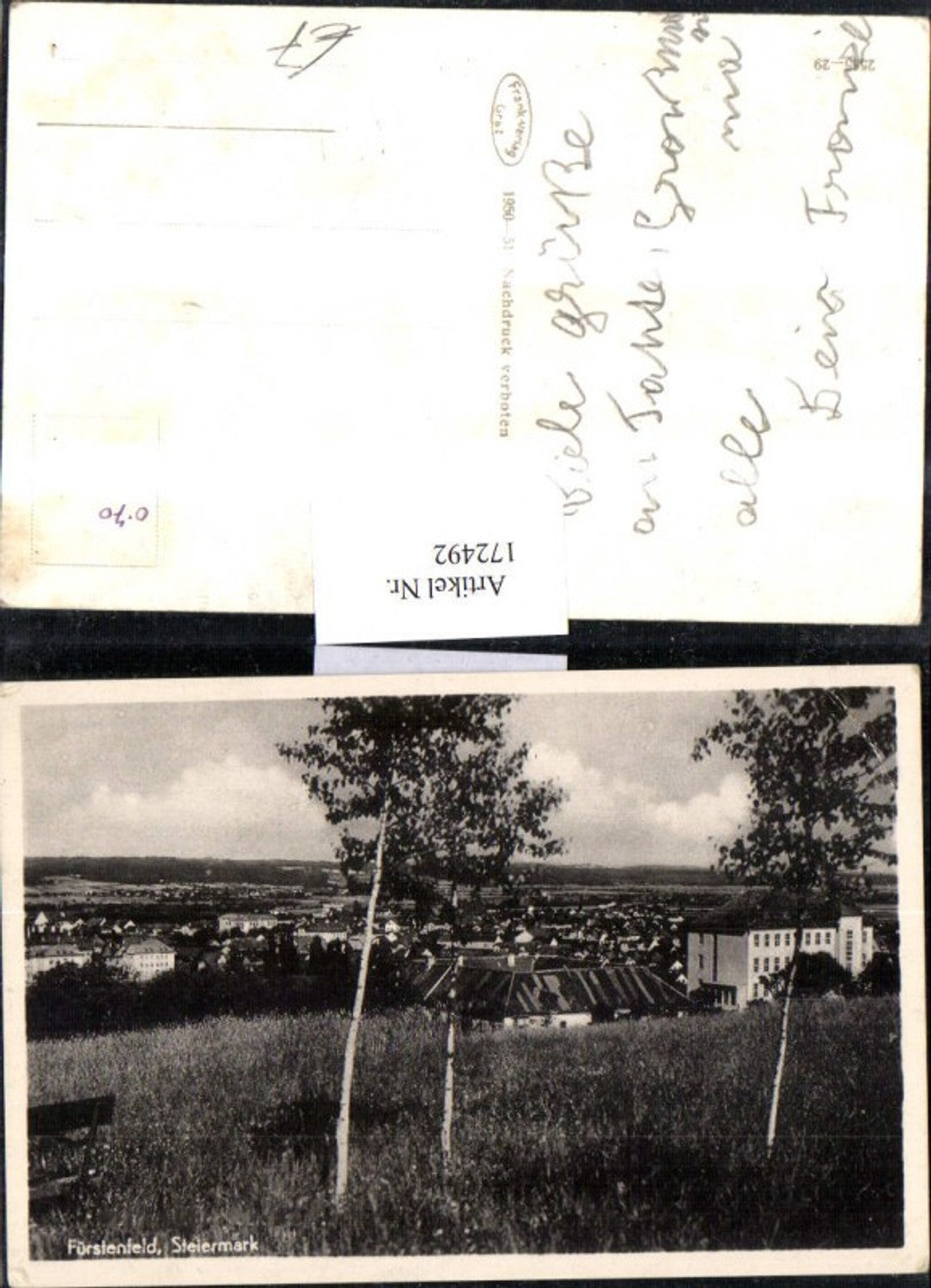 Alte Ansichtskarte – Old Postcard