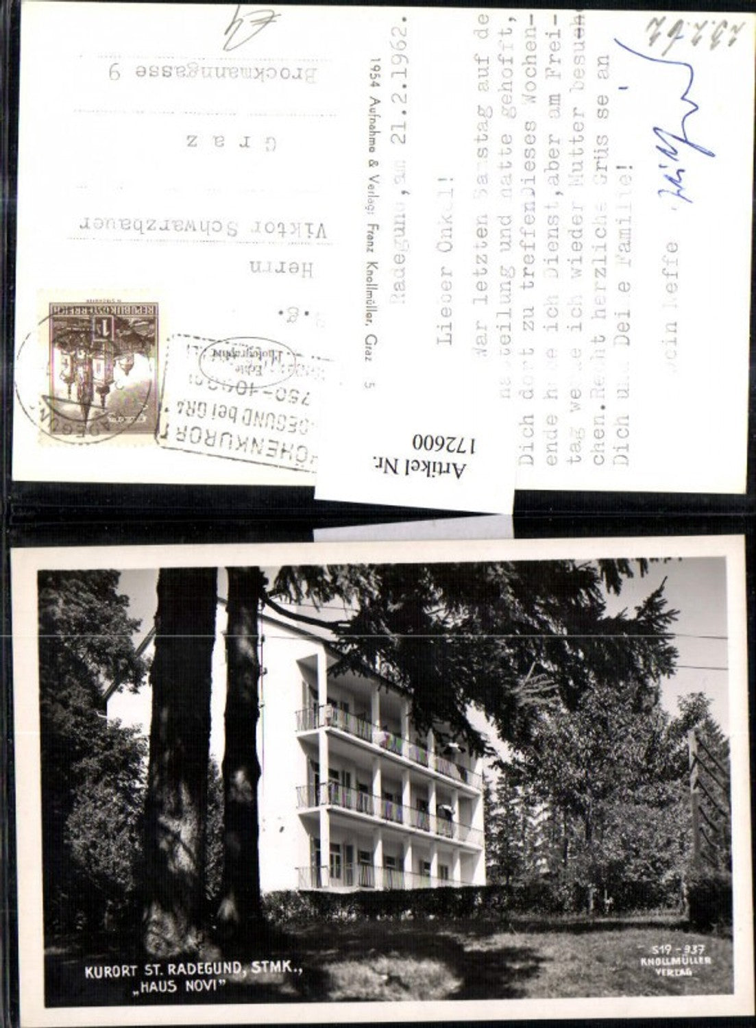 Alte Ansichtskarte – Old Postcard