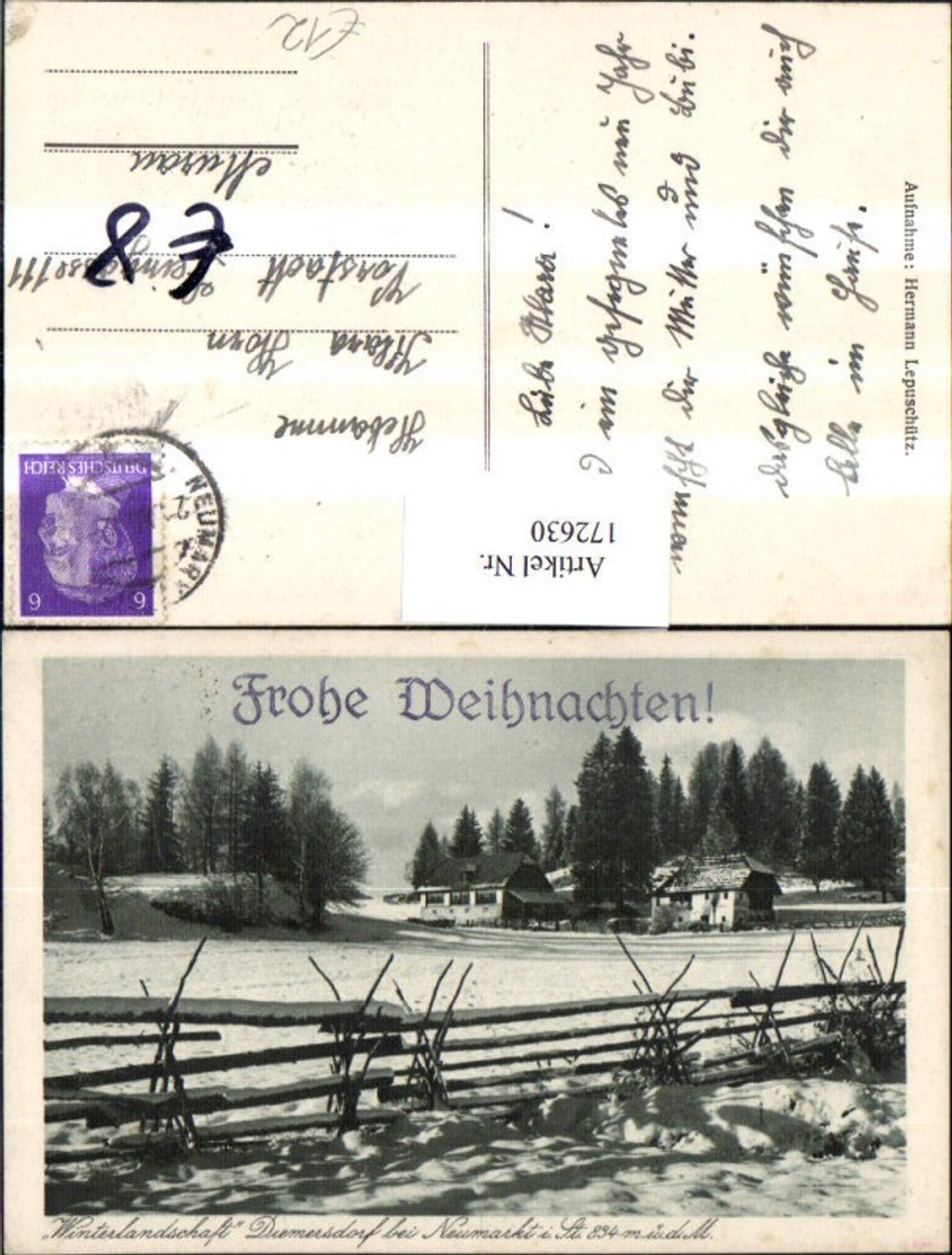 Alte Ansichtskarte – Old Postcard