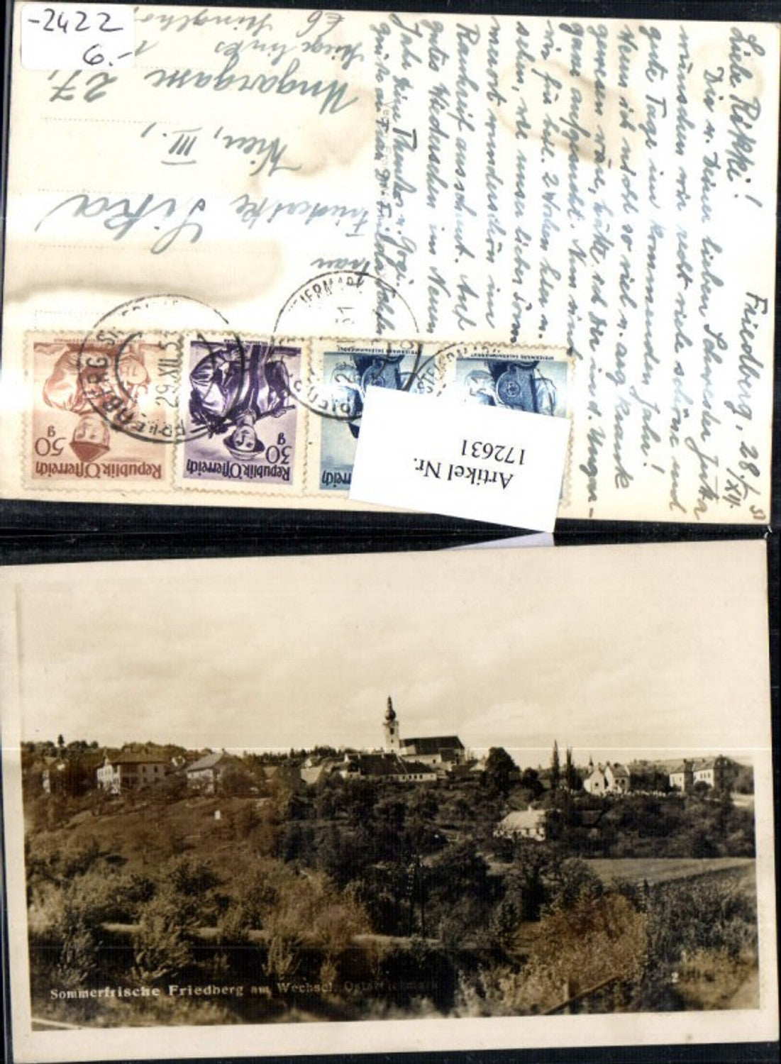 Alte Ansichtskarte – Old Postcard