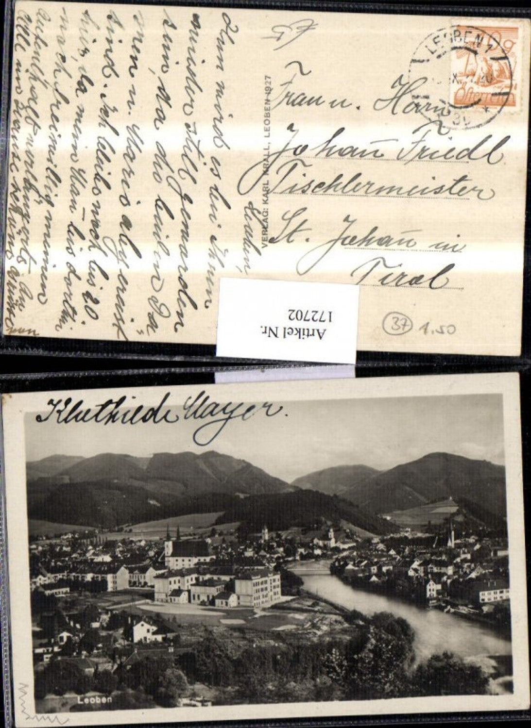Alte Ansichtskarte – Old Postcard