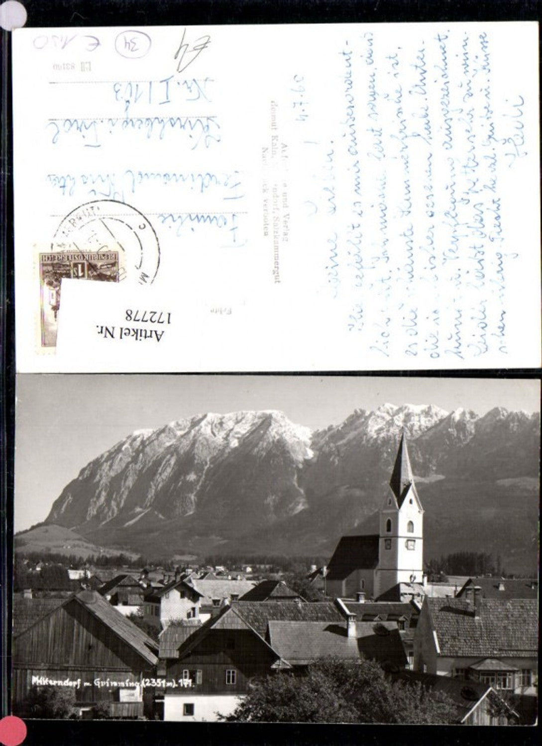Alte Ansichtskarte – Old Postcard