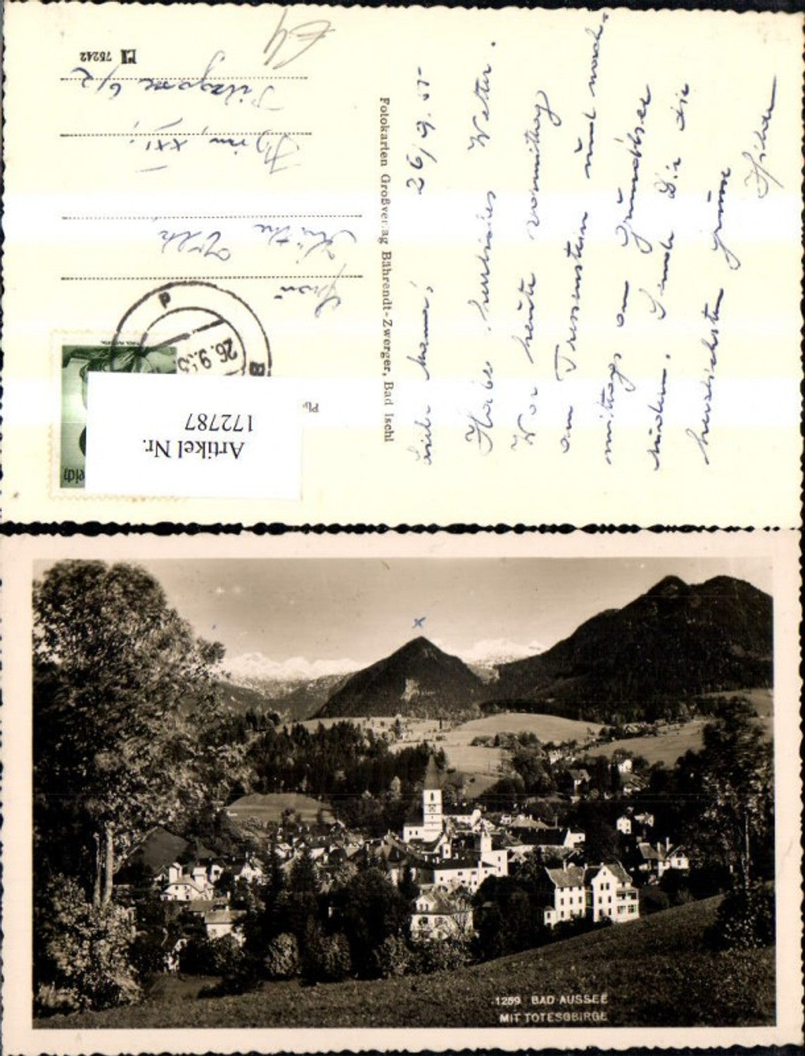 Alte Ansichtskarte – Old Postcard