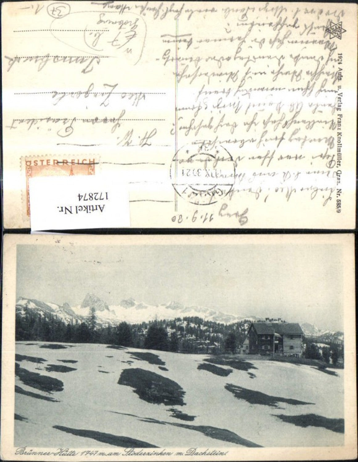 Alte Ansichtskarte – Old Postcard