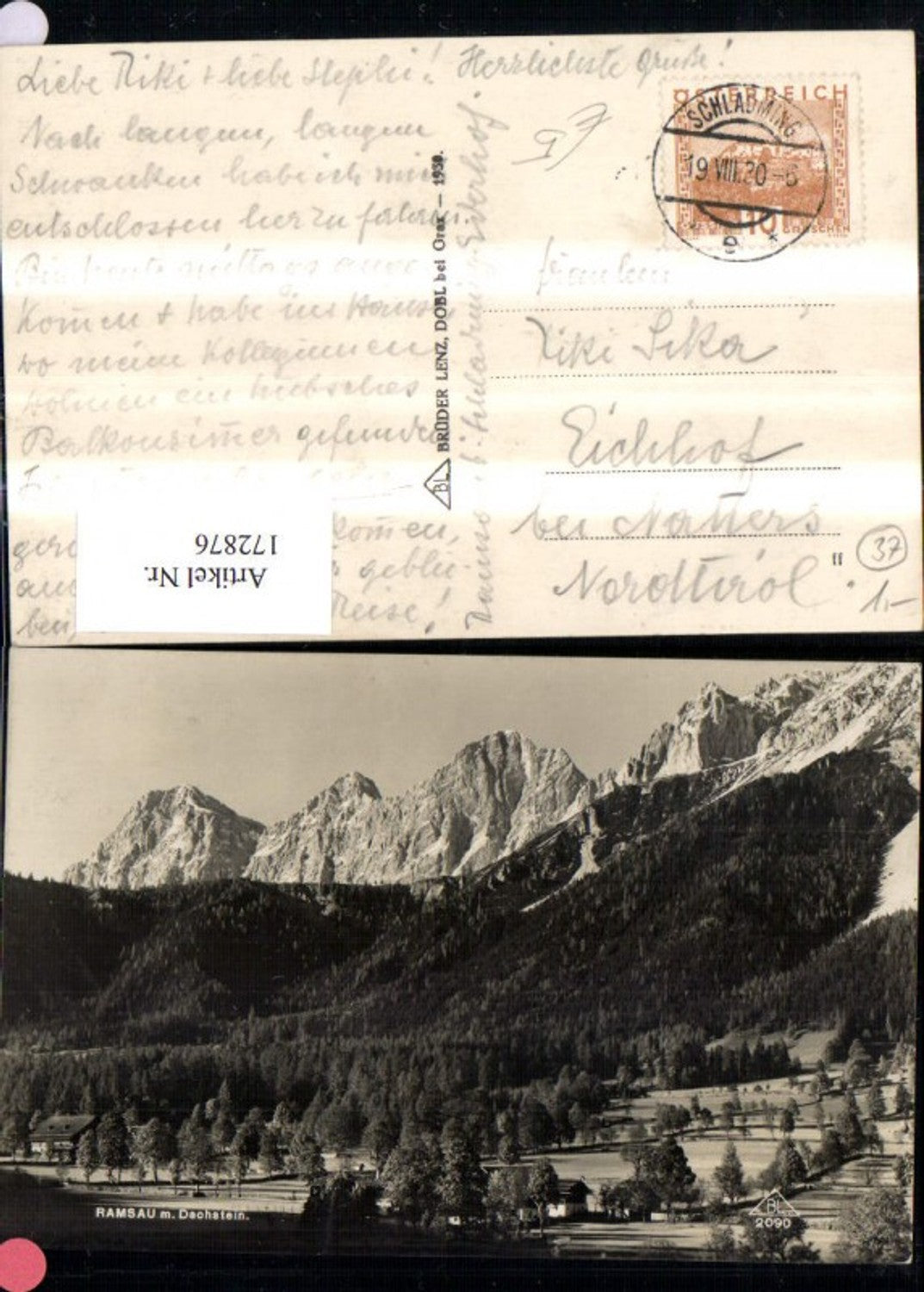Alte Ansichtskarte – Old Postcard