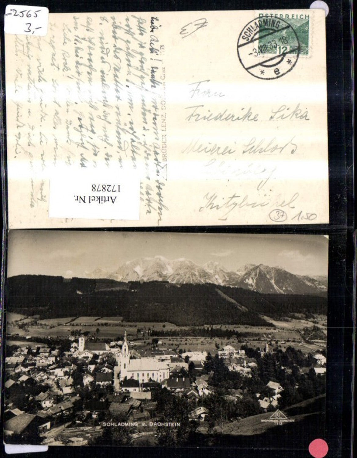 Alte Ansichtskarte – Old Postcard