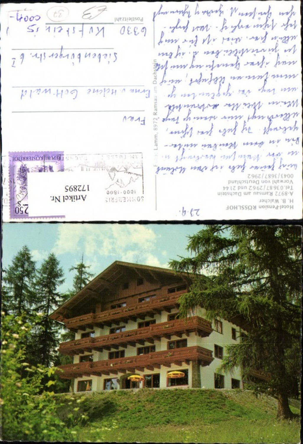 Alte Ansichtskarte – Old Postcard