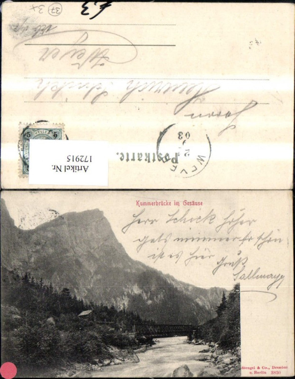 Alte Ansichtskarte – Old Postcard