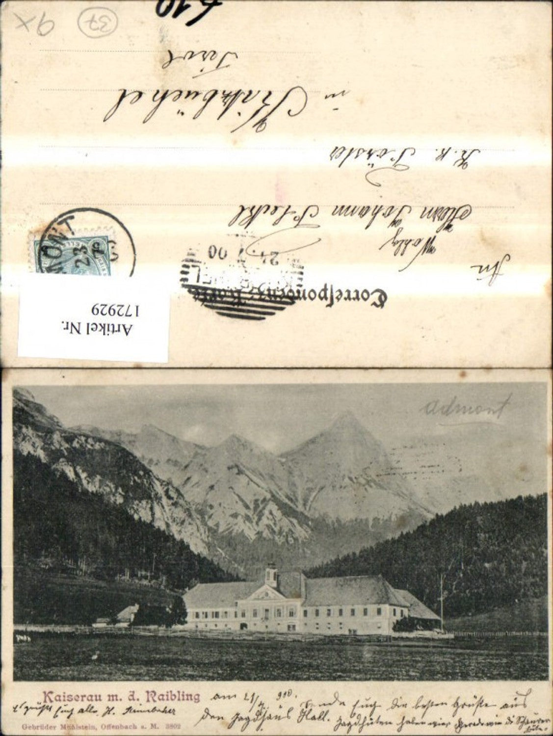 Alte Ansichtskarte – Old Postcard