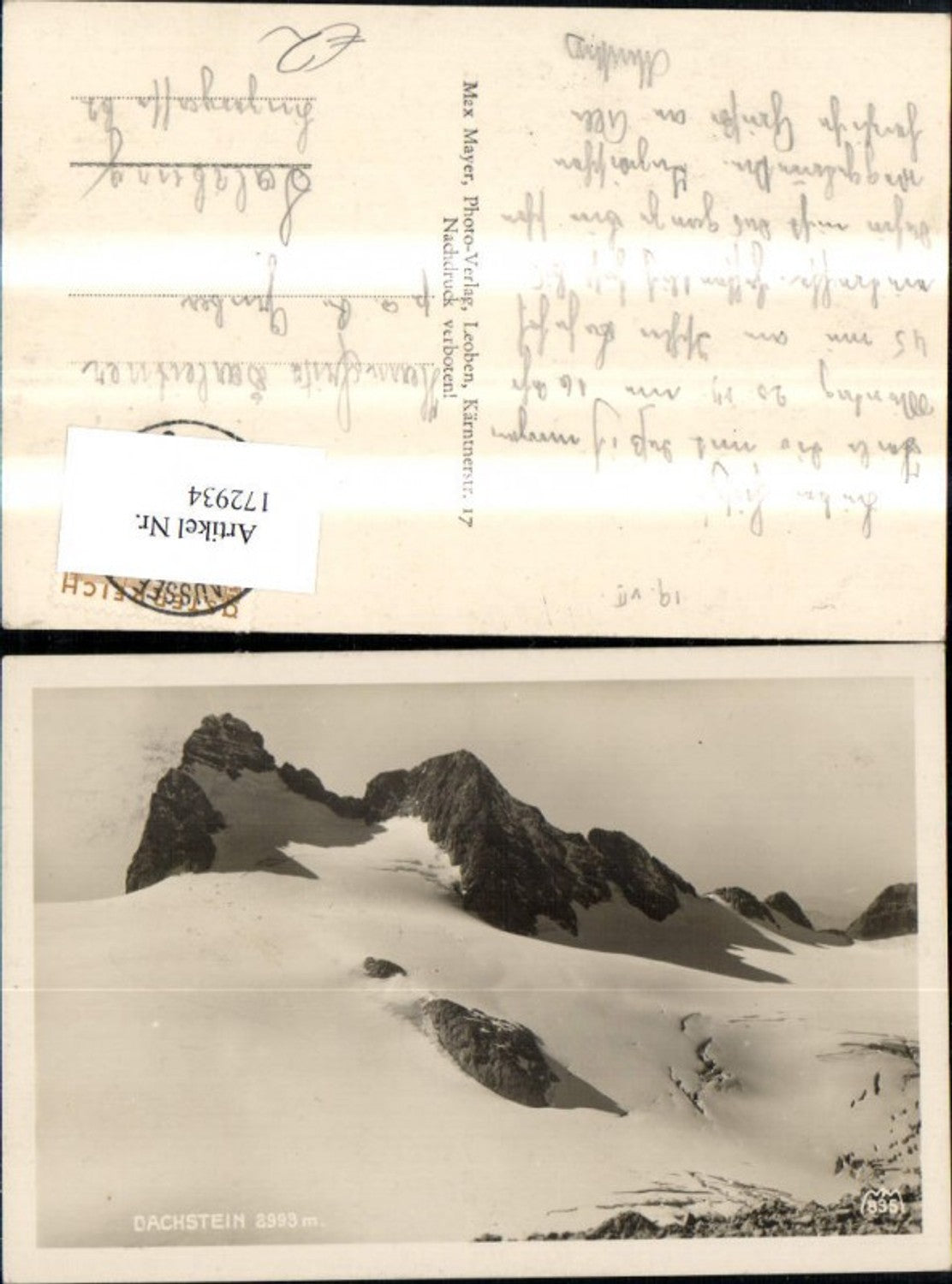 Alte Ansichtskarte – Old Postcard