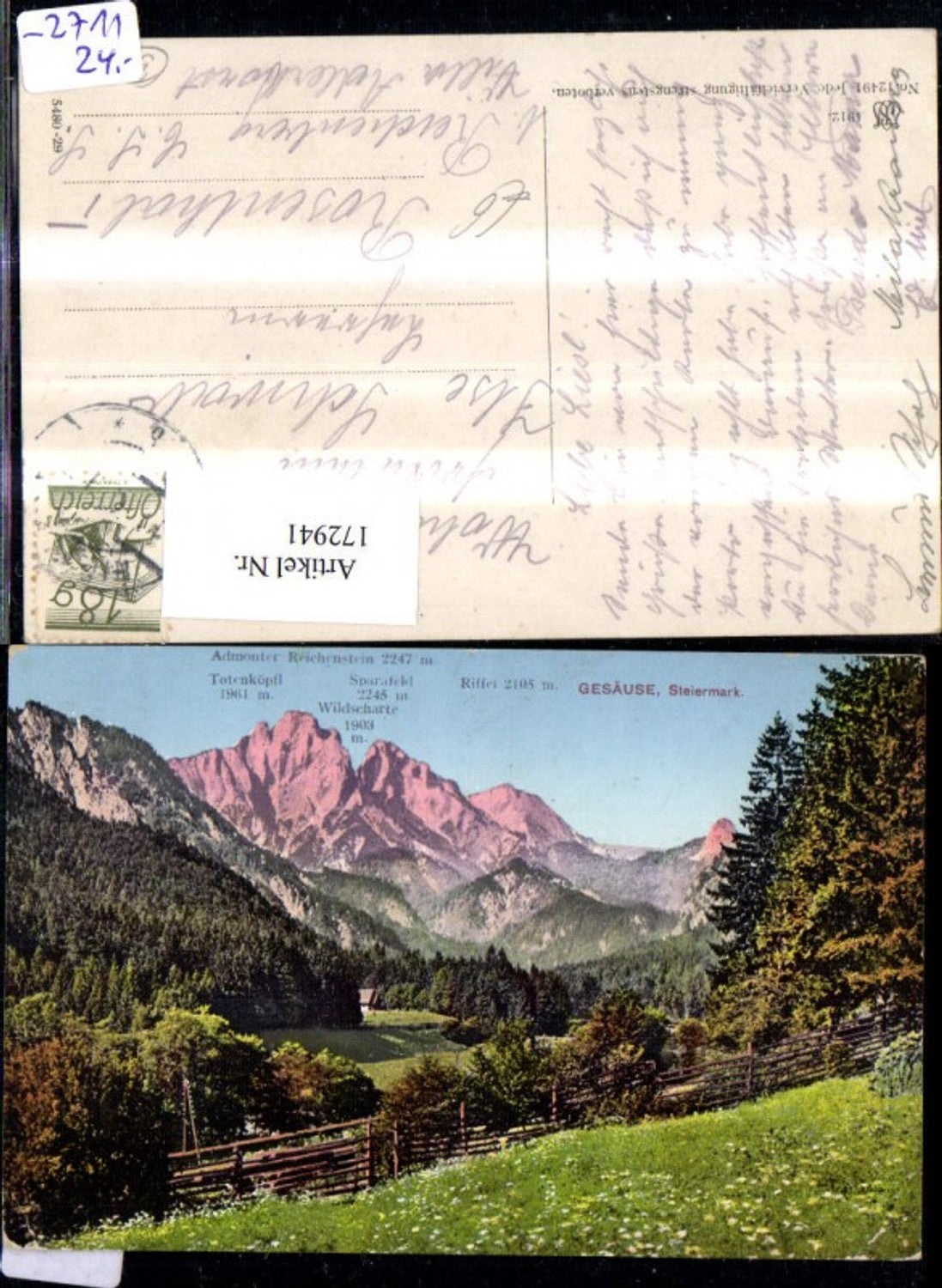 Alte Ansichtskarte – Old Postcard