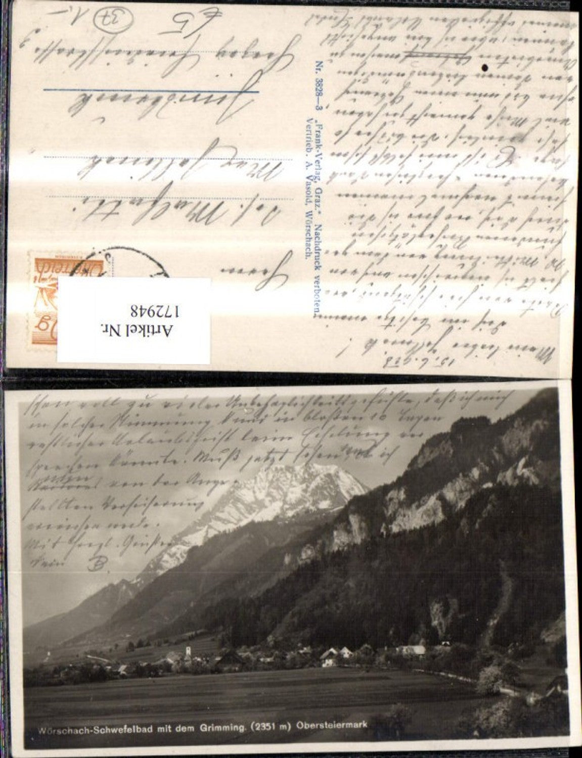 Alte Ansichtskarte – Old Postcard