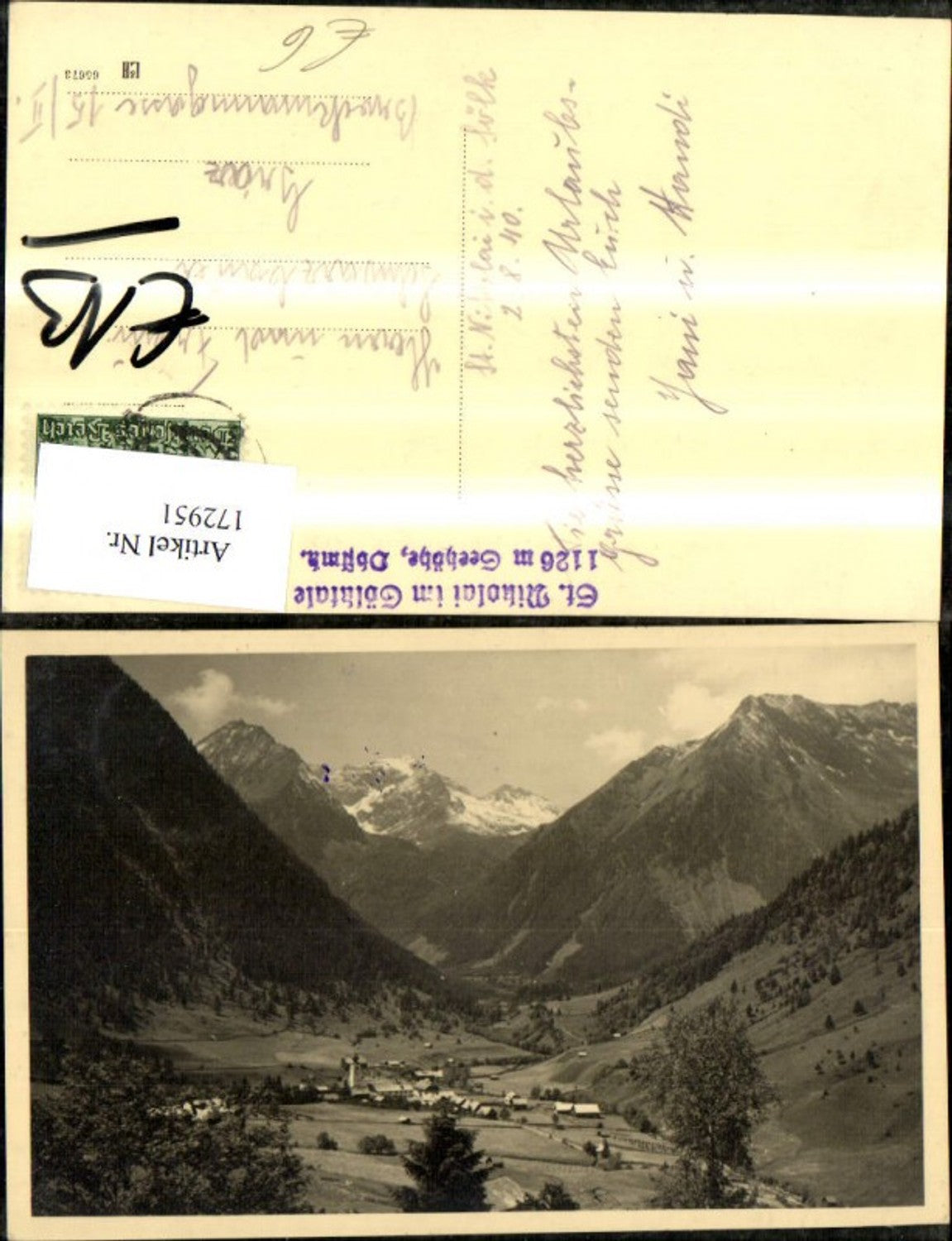 Alte Ansichtskarte – Old Postcard