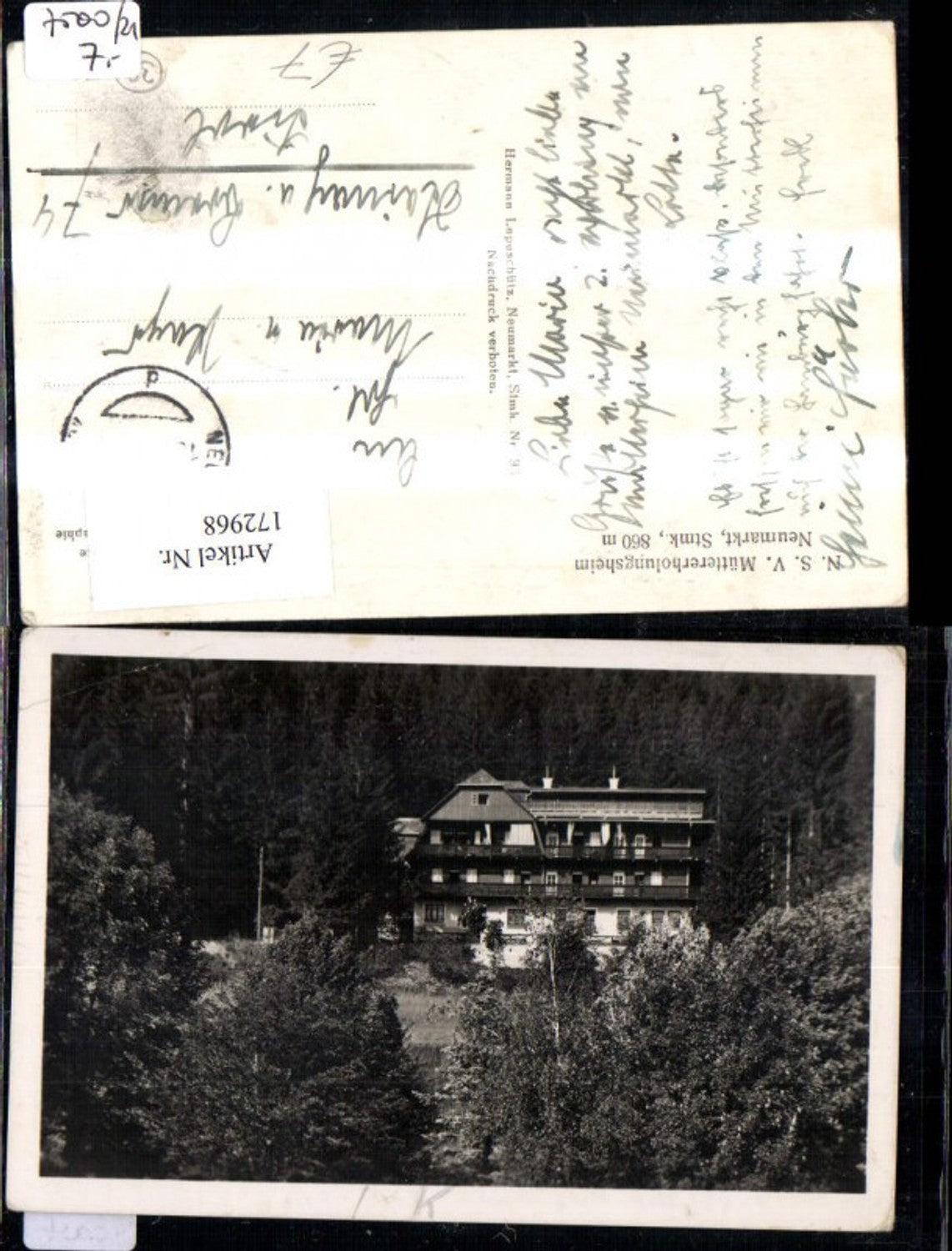 Alte Ansichtskarte – Old Postcard