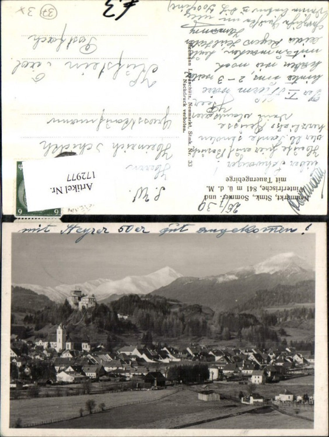 Alte Ansichtskarte – Old Postcard