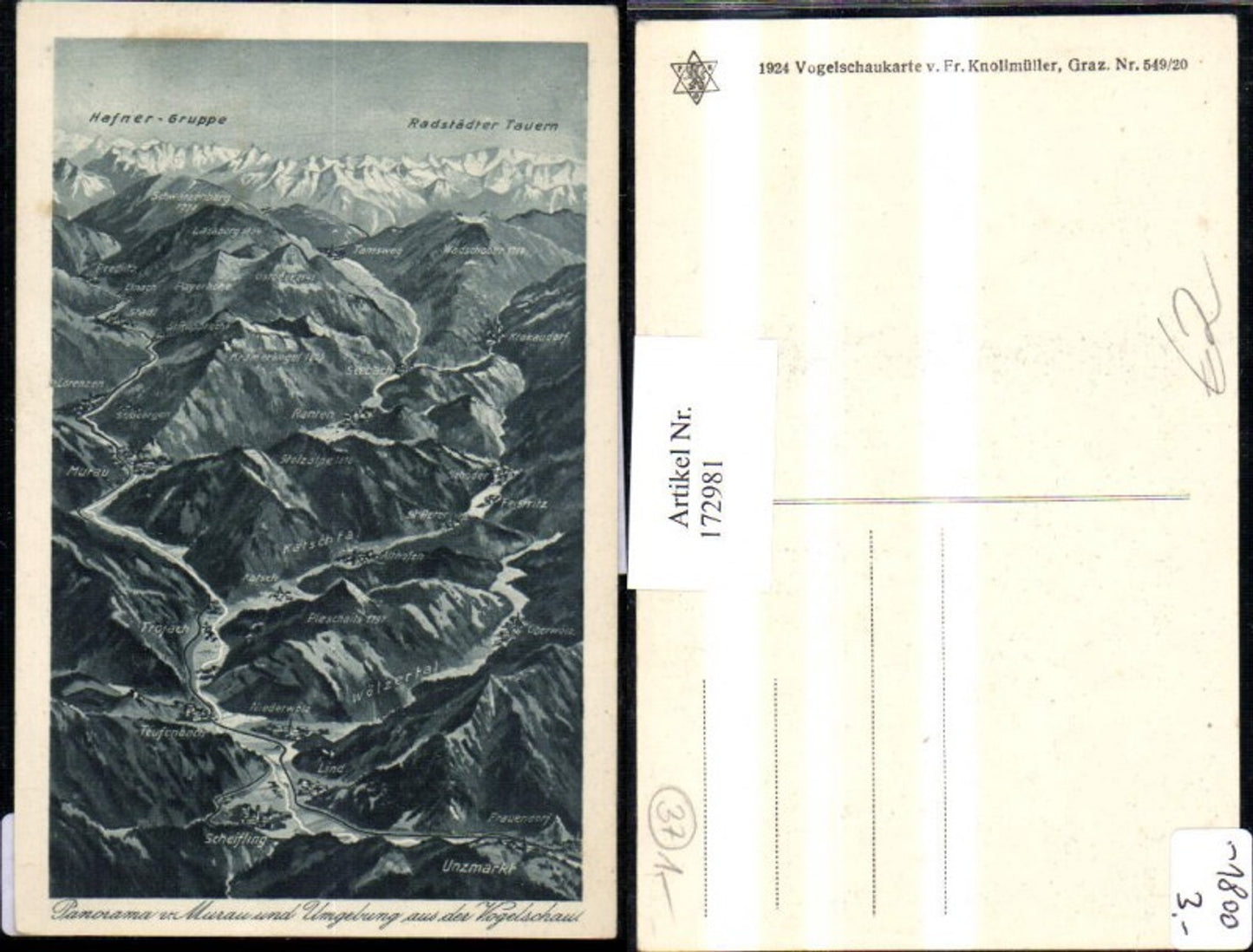 Alte Ansichtskarte – Old Postcard