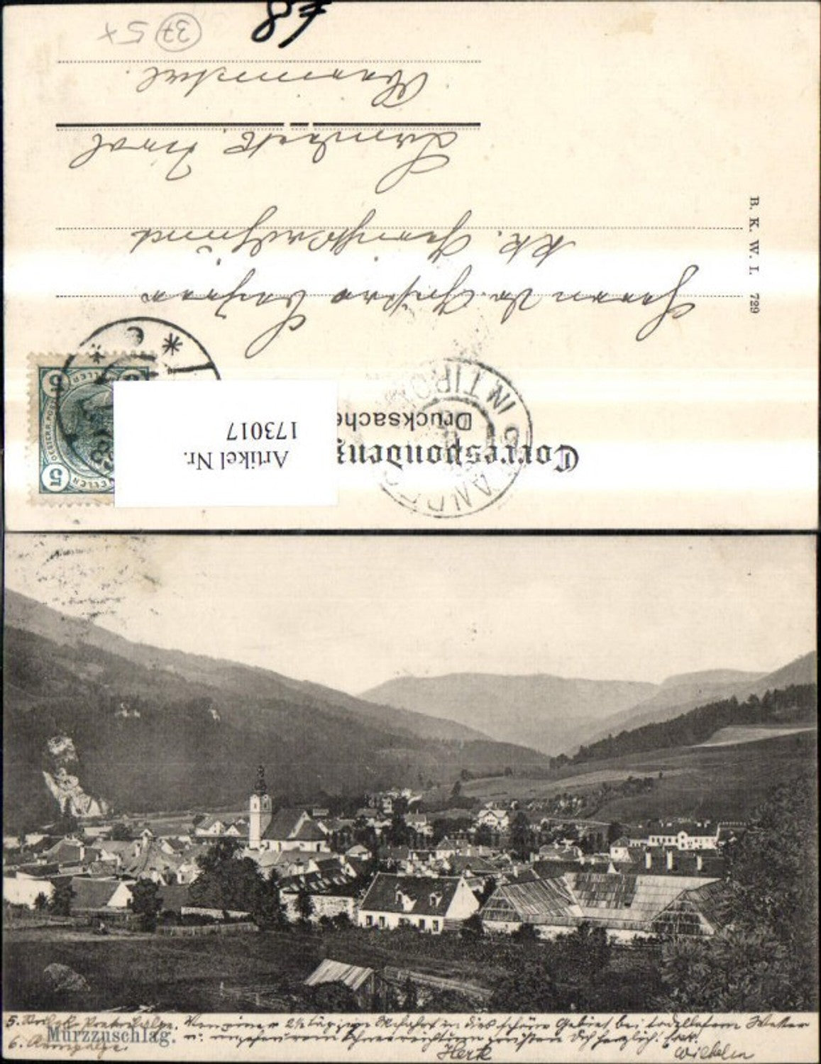 Alte Ansichtskarte – Old Postcard