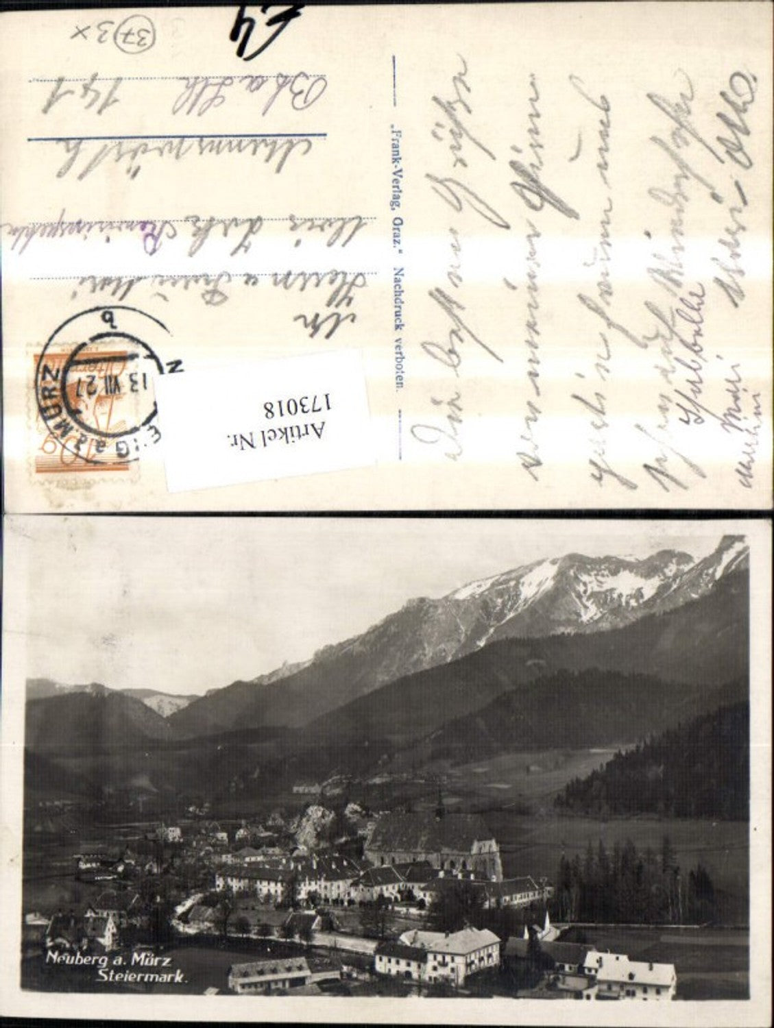 Alte Ansichtskarte – Old Postcard