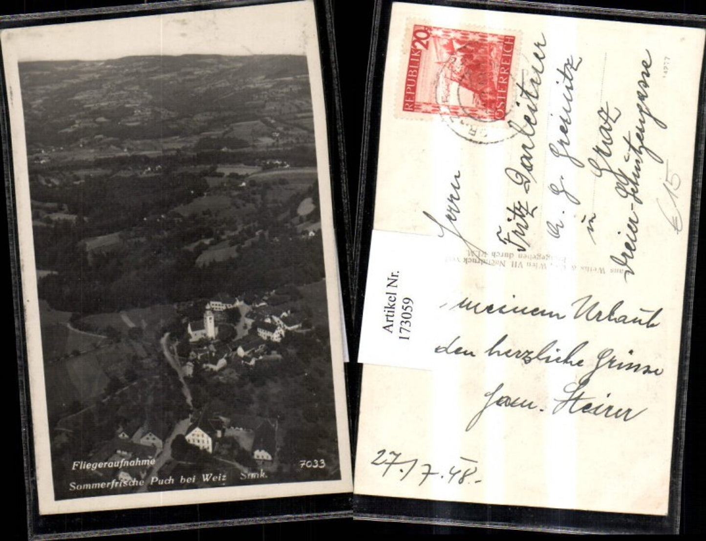 Alte Ansichtskarte – Old Postcard