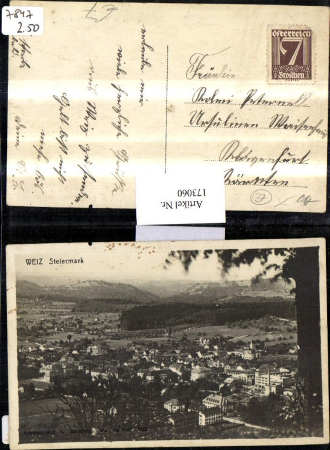 Alte Ansichtskarte – Old Postcard