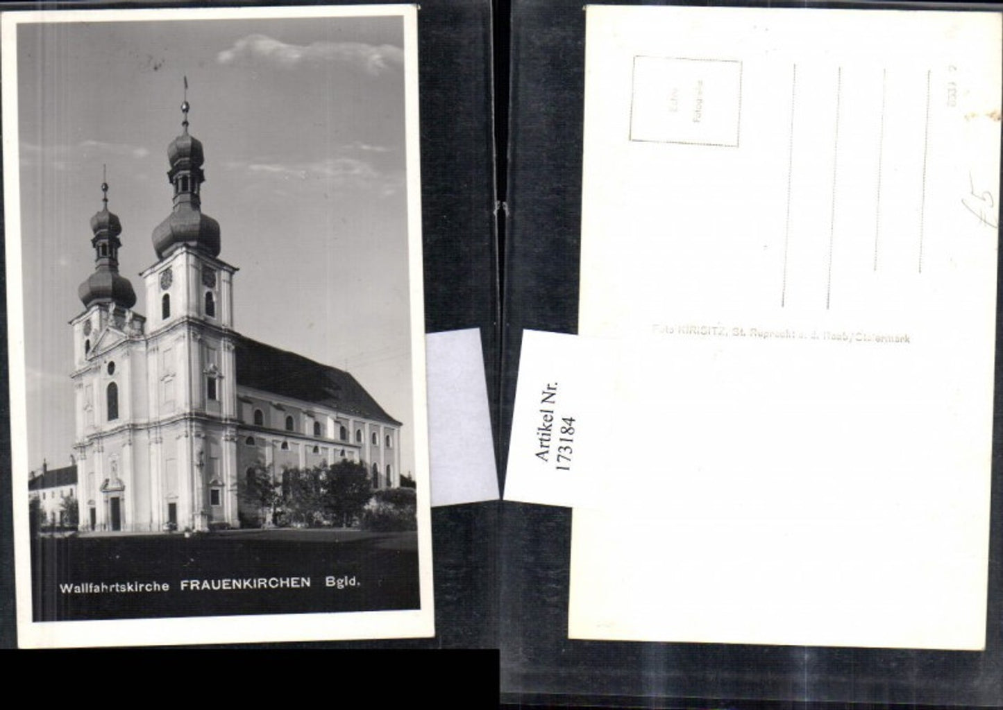 173184,Frauenkirchen Wallfahrtskirche Kirche