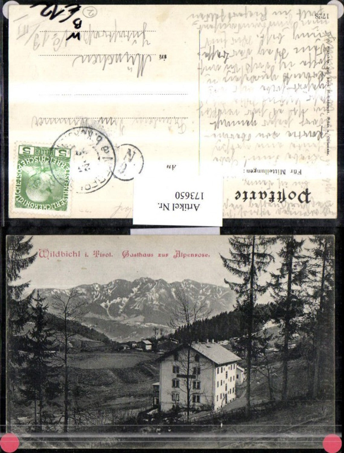 Alte Ansichtskarte – Old Postcard